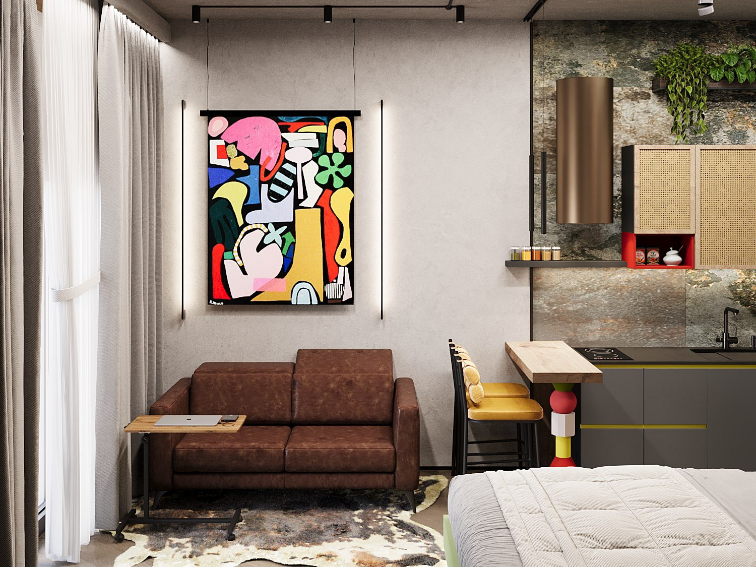 莫斯科“Достижение”综合体25平迷你公寓项目丨俄罗斯莫斯科丨设计师Виктория Ерохина-1