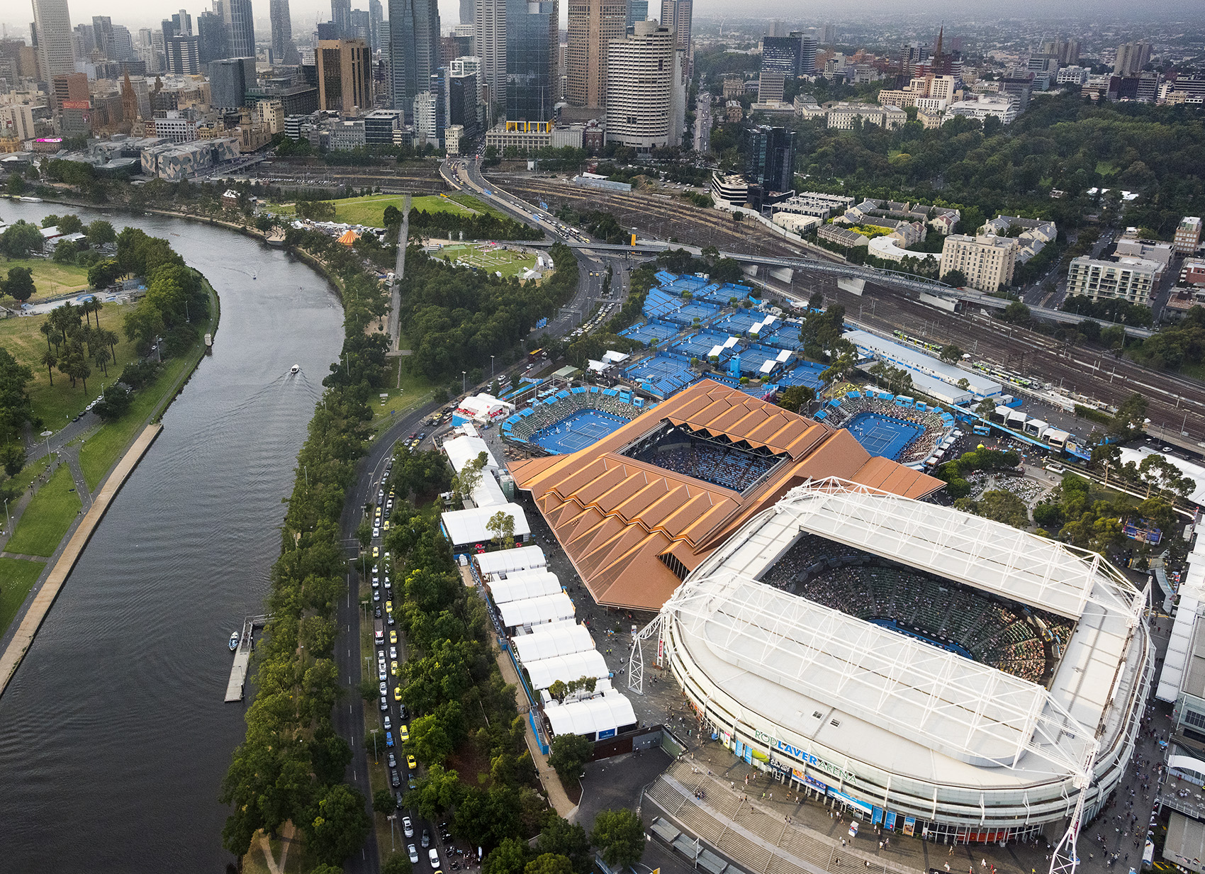 玛格丽特·考特球场丨澳大利亚墨尔本丨POPULOUS(博普乐思)-6