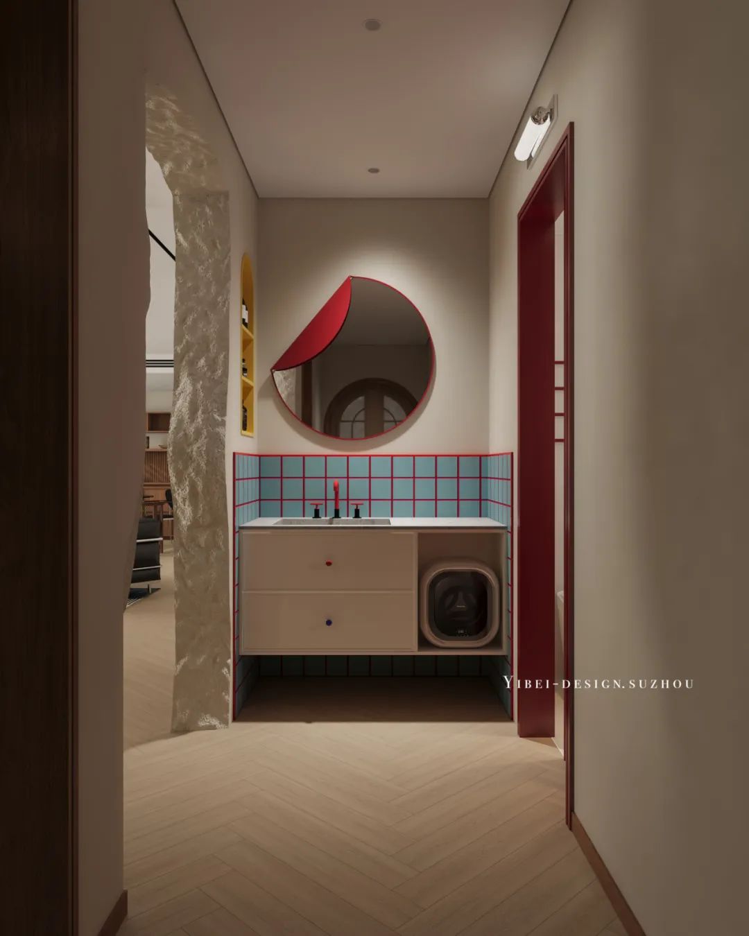 空间通透感与浪漫感兼得之道 家装设计丨YIBEI DESIGN SUZHOU-11