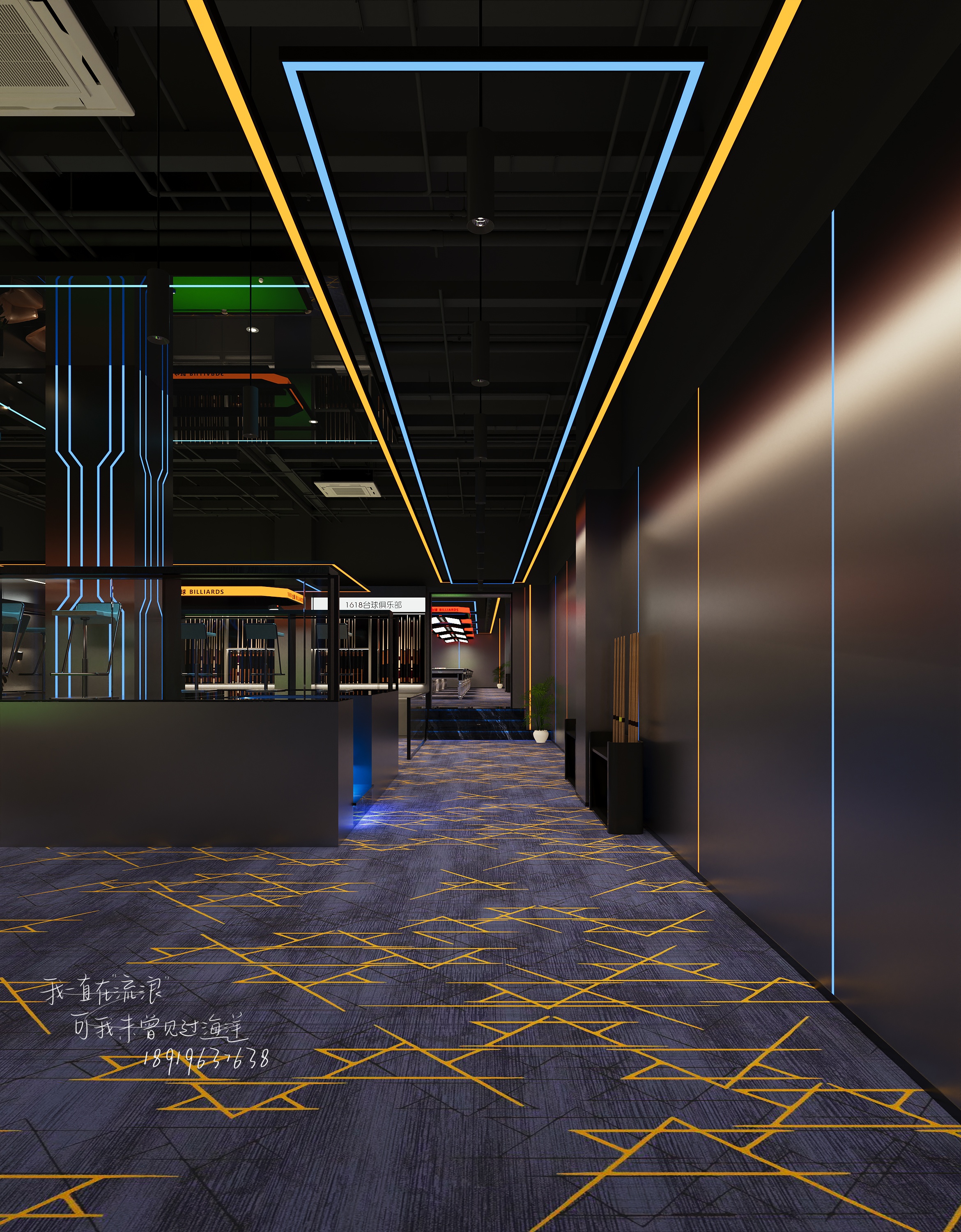 台球室设计案例-4