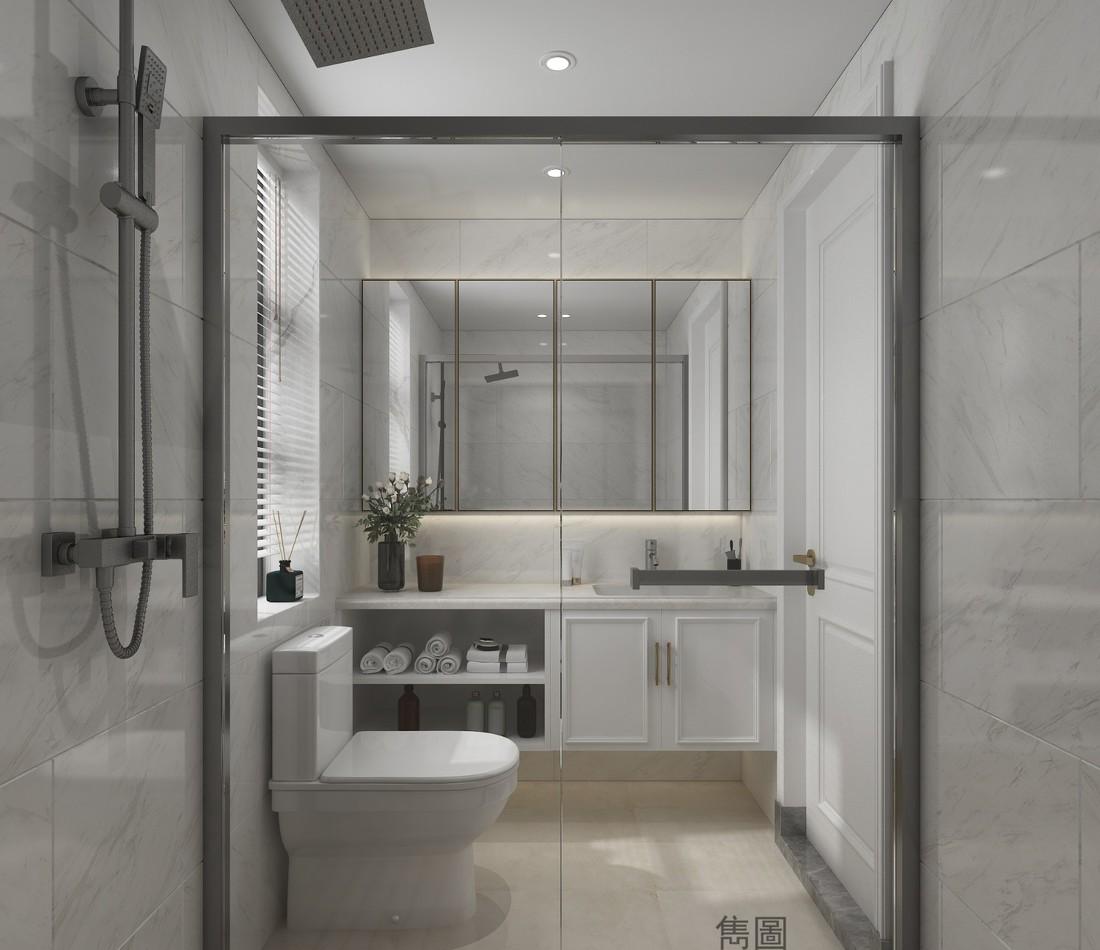 广州盈翠华庭唐宅美式家居改造-35