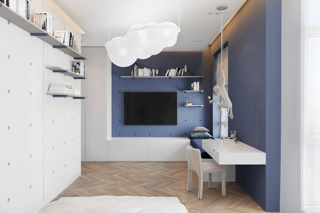 简约舒适的 149m²三层住宅设计丨Dinara Yousupova-35