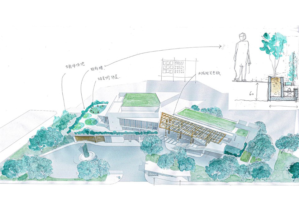 光電森林,台電訓練所所本部綜合大樓競圖提案丨陳章安建築師事務所-16