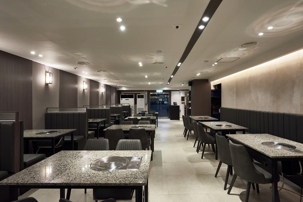 43 平米韩式餐厅 高贵氛围的室内设计-4