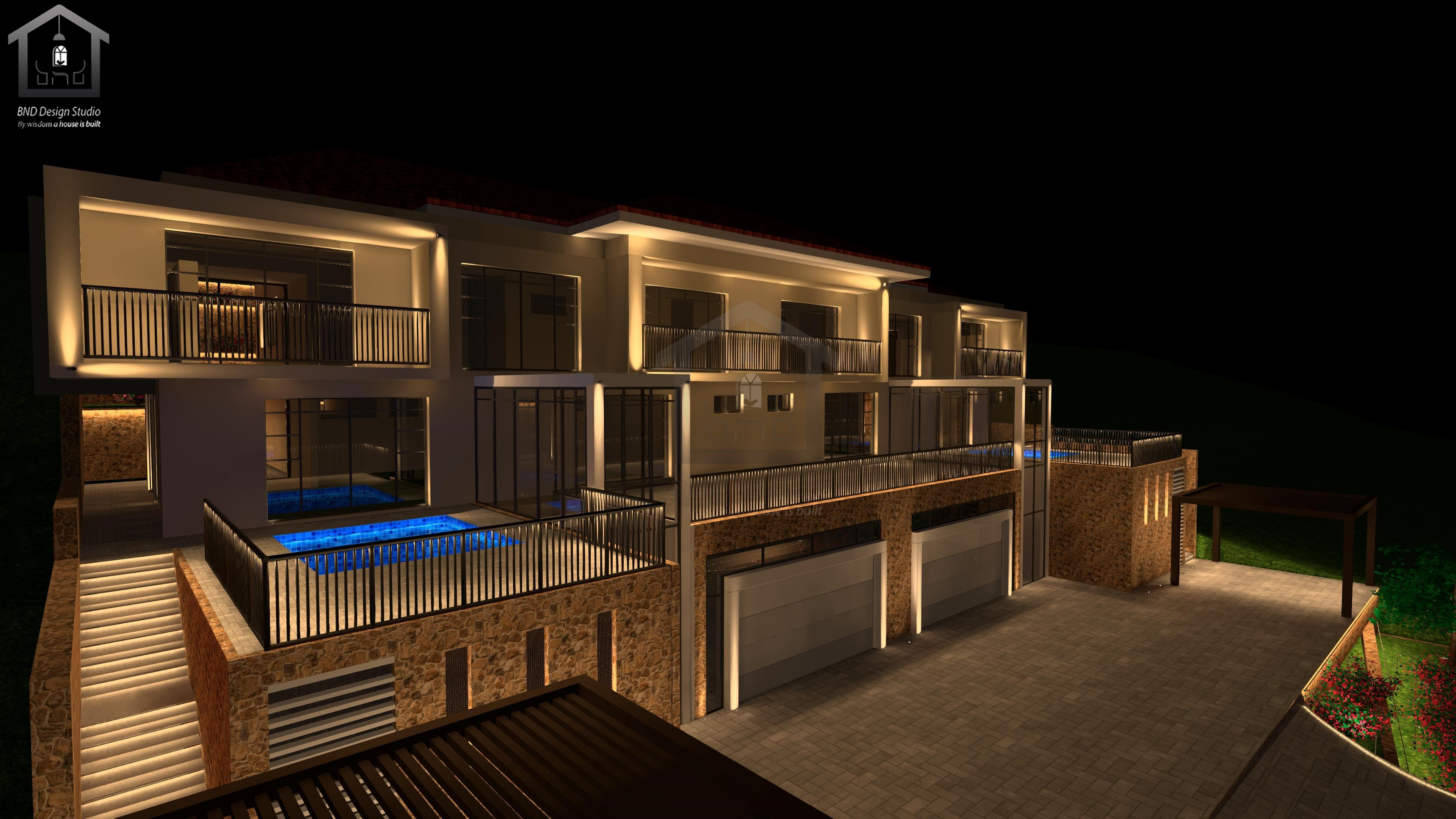 Façade Landscape Lighting Design in South Africa-5