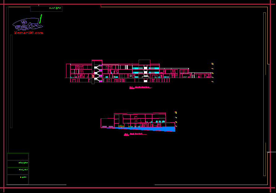 完整医院项目（AutoCAD  渲染  PSD  图纸排版）-20