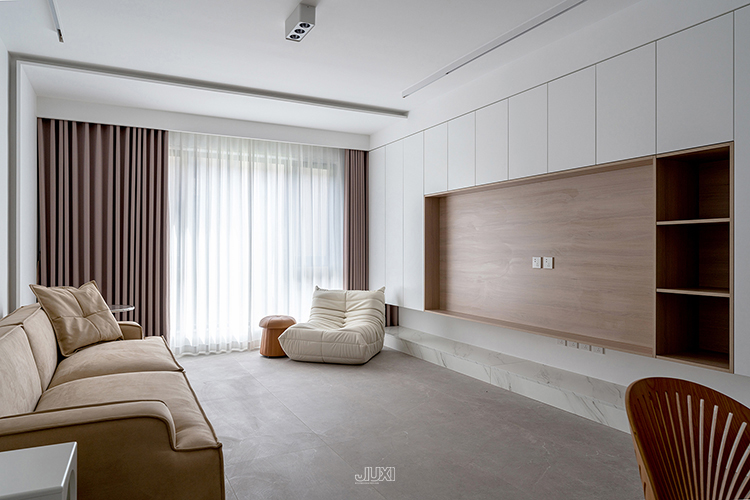 140㎡极简风平层设计丨中国北京丨久栖设计-8