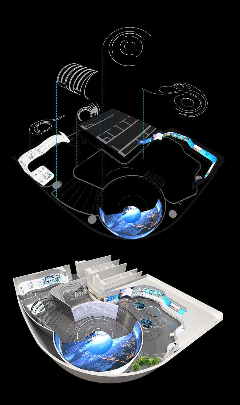 文化企业展厅设计 | 内容可视化与交互体验的融合-1