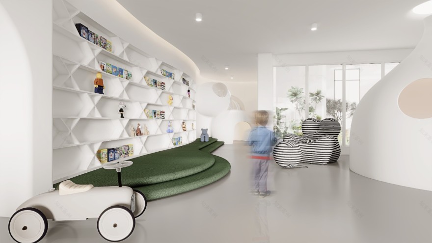 阜南县保健院淮畔世家托育中心丨中国阜阳丨张晓光设计顾问(北京)有限公司-28