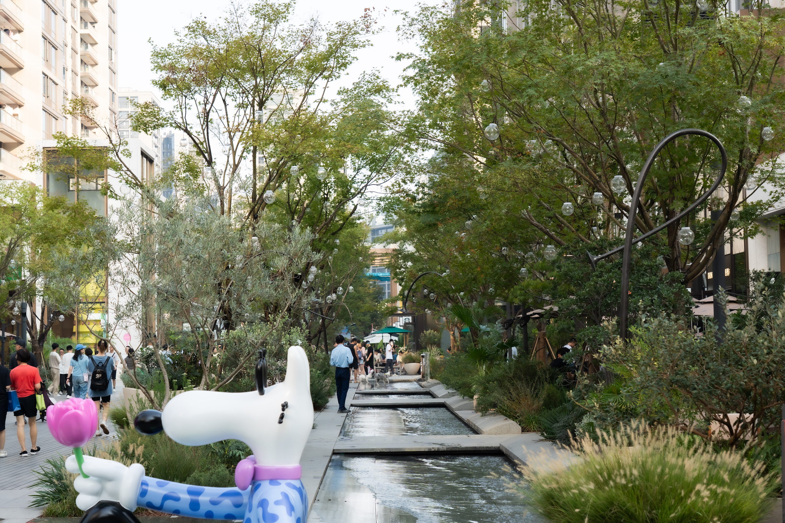 杭州亚奥万象天地景观提升:让自然回归，让生活回归 丨中国杭州丨风物营造-1