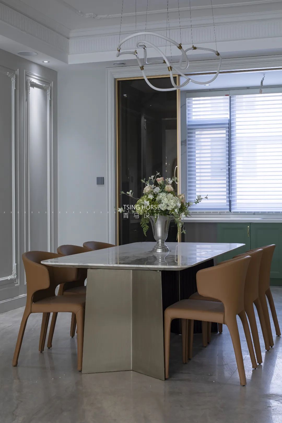 鼎鑫万和法式奢华大平层设计丨苏怡人,王清玉设计团队-32