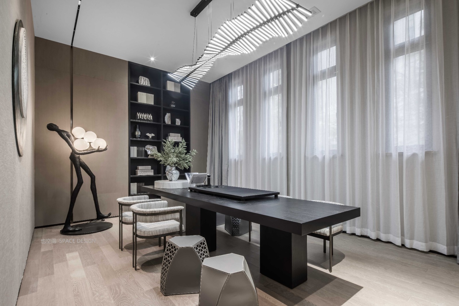 合肥万兴·湖山间售楼处整体设计展示-23