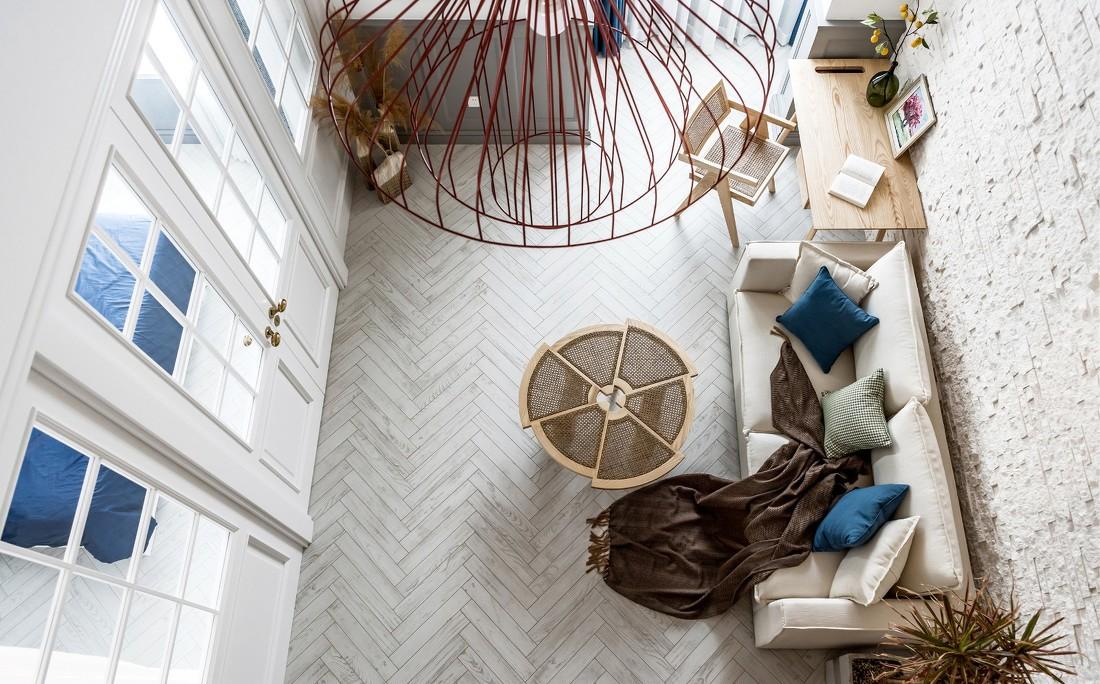 红房子开放式家居设计，自然元素打造复古质感-42