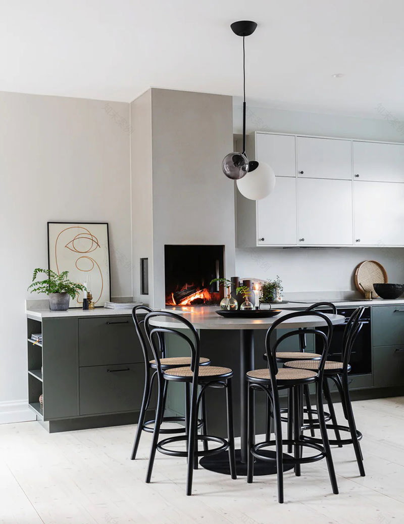 瑞典南部老房子明亮现代的内部-11