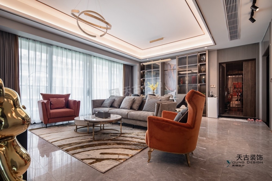 壹江郡 123 平米完工实景案例-1