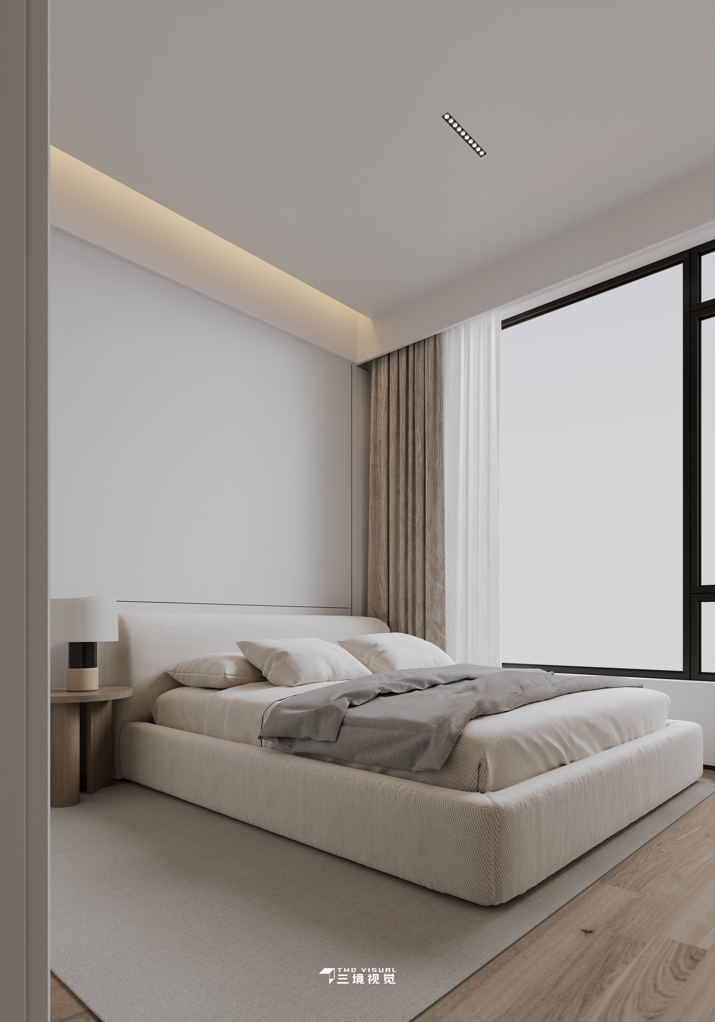 住宅-130平白色现代风设计-5