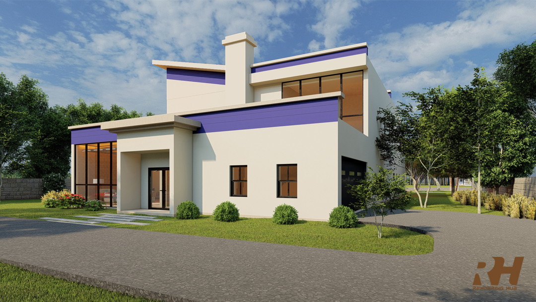 Residential House Design & 3D Rendering-4
