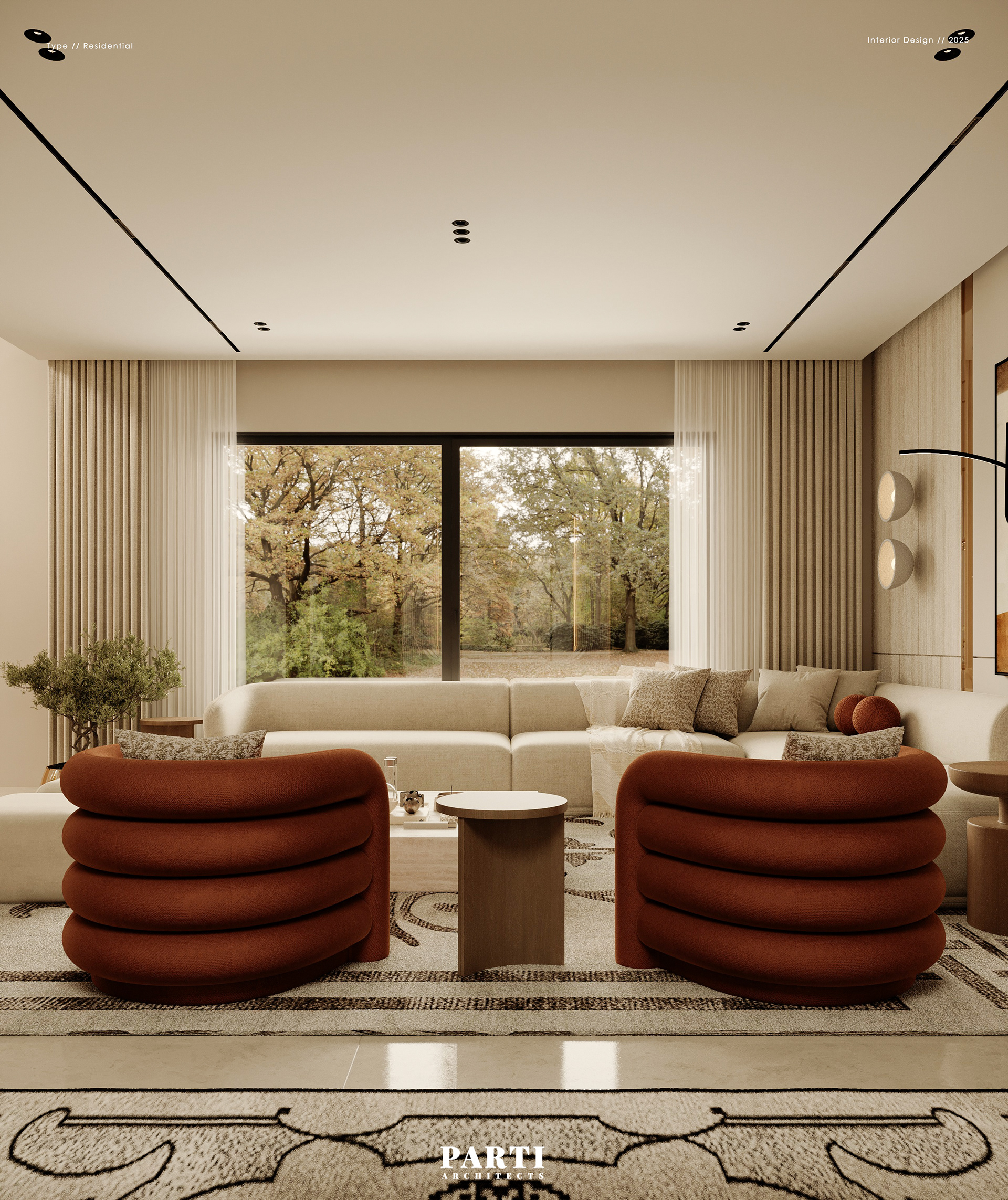 接待大厅·利雅得别墅丨沙特阿拉伯利雅得-5