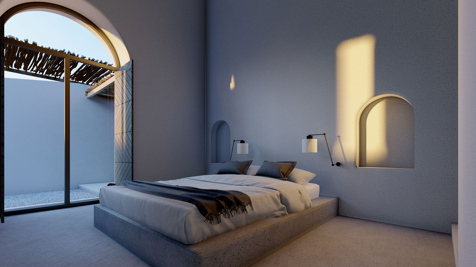 Arched residencies in Santorini island | iraisynn attinom-22