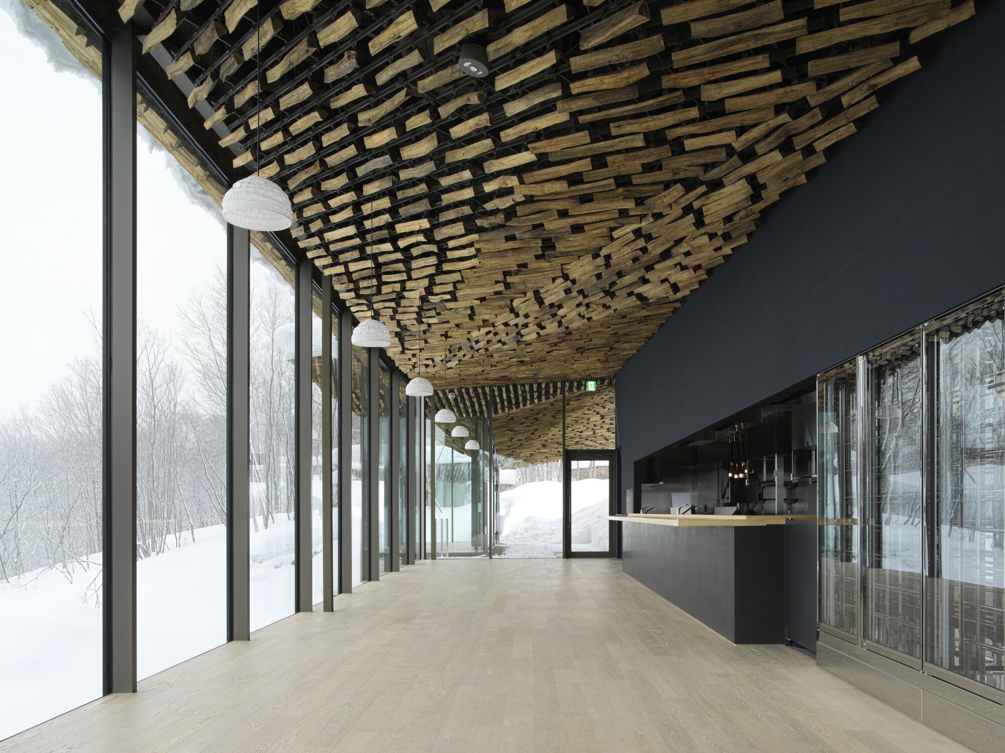 Snowpeak Field Suite 水疗中心总部丨日本丨Kengo Kuma & Associates-44