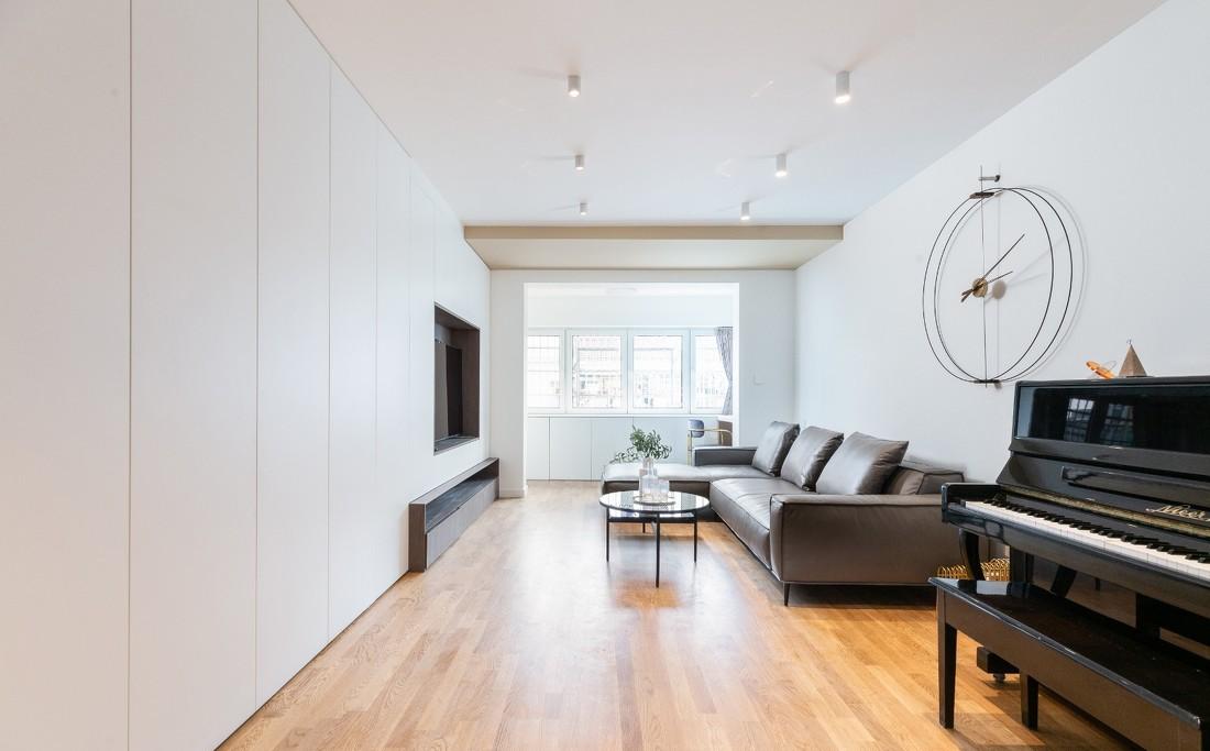 现代极简风“超爱囤货屋主”的家 | 隐藏与开放的空间设计-4