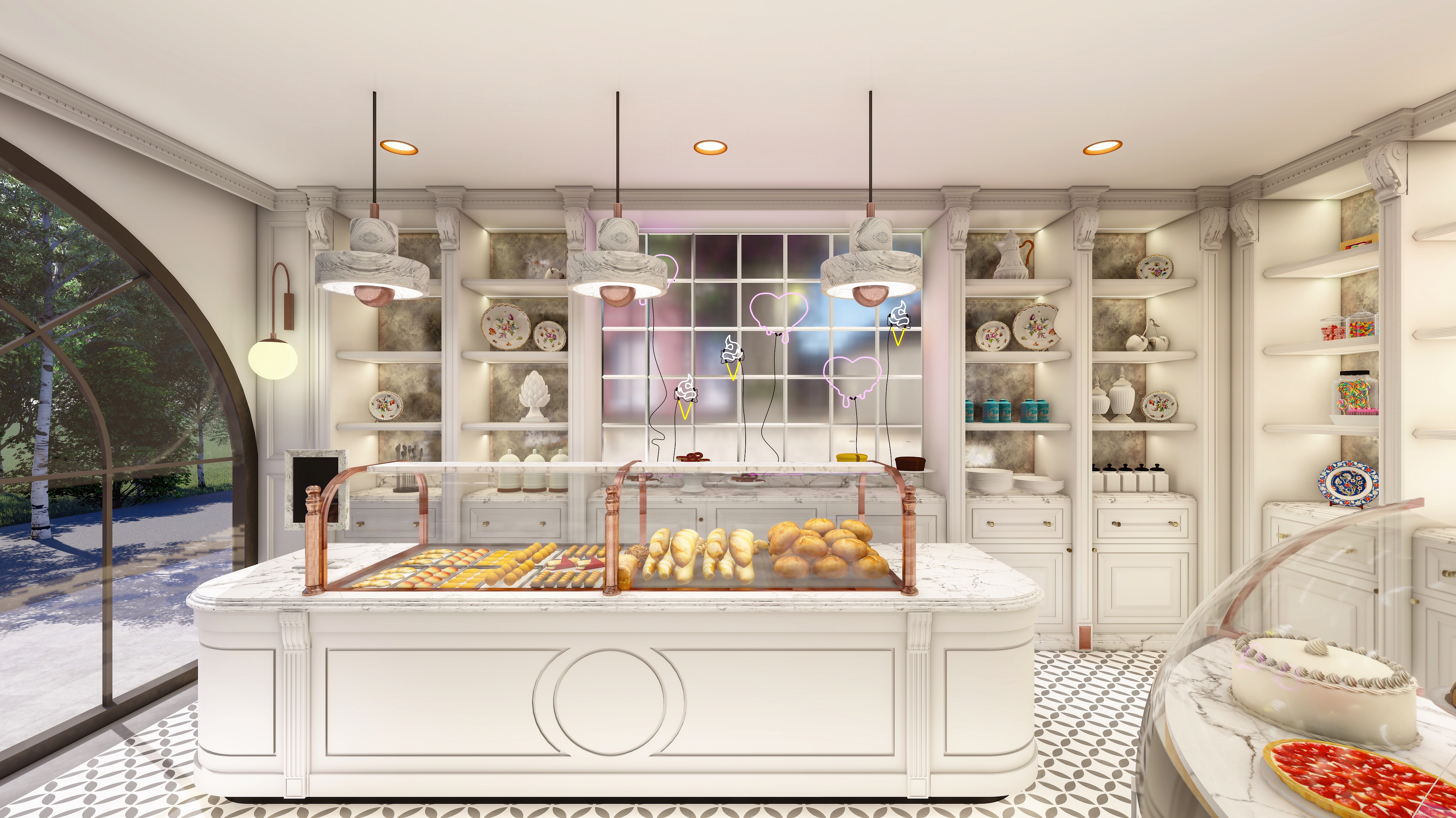 美国 USBA 甜品店设计-16