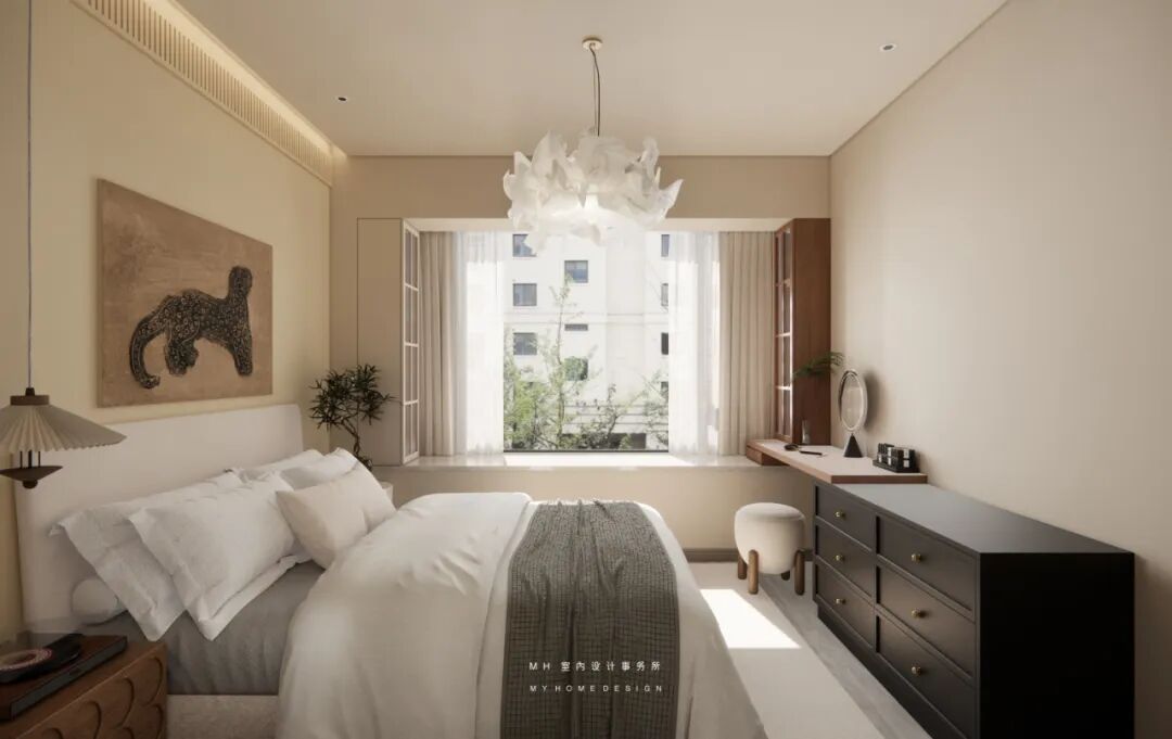 【首发】MH设计新作：低奢·艺术居所▏用心雕琢寻一处精致之家-76