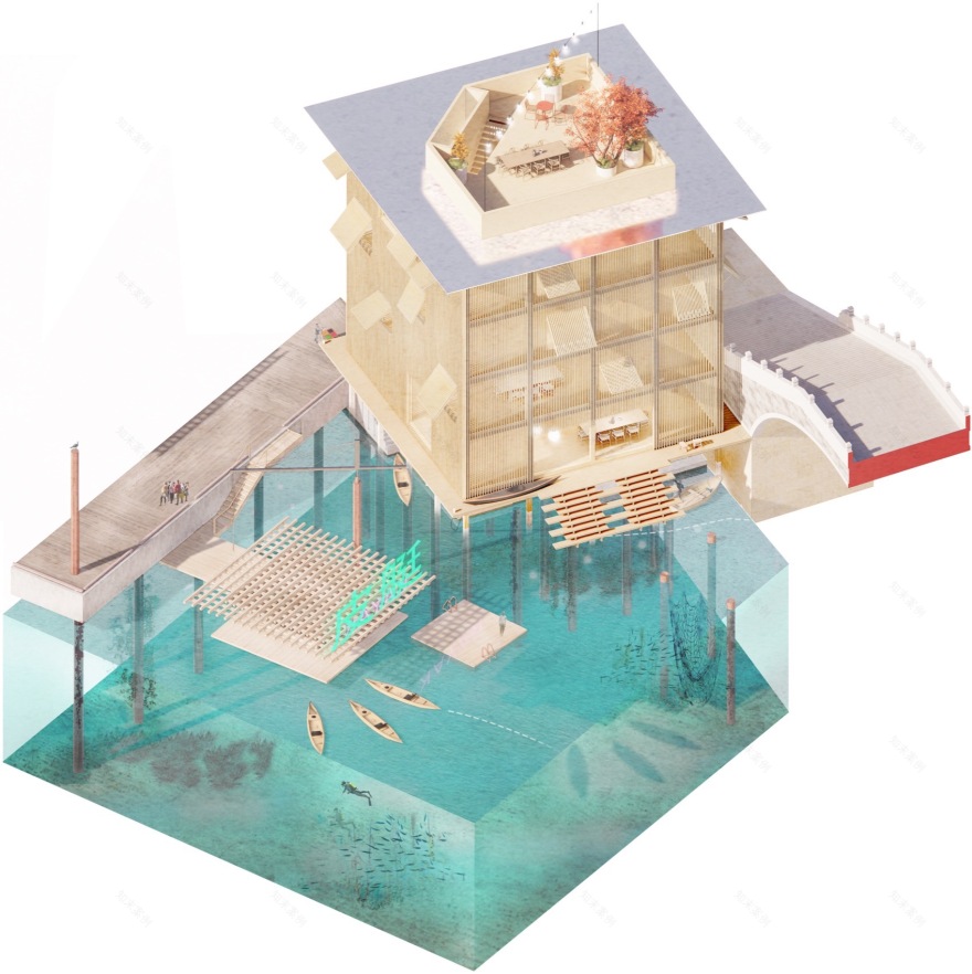 上海游艇俱乐部馆概念方案丨中国上海丨Haptic Architects-2