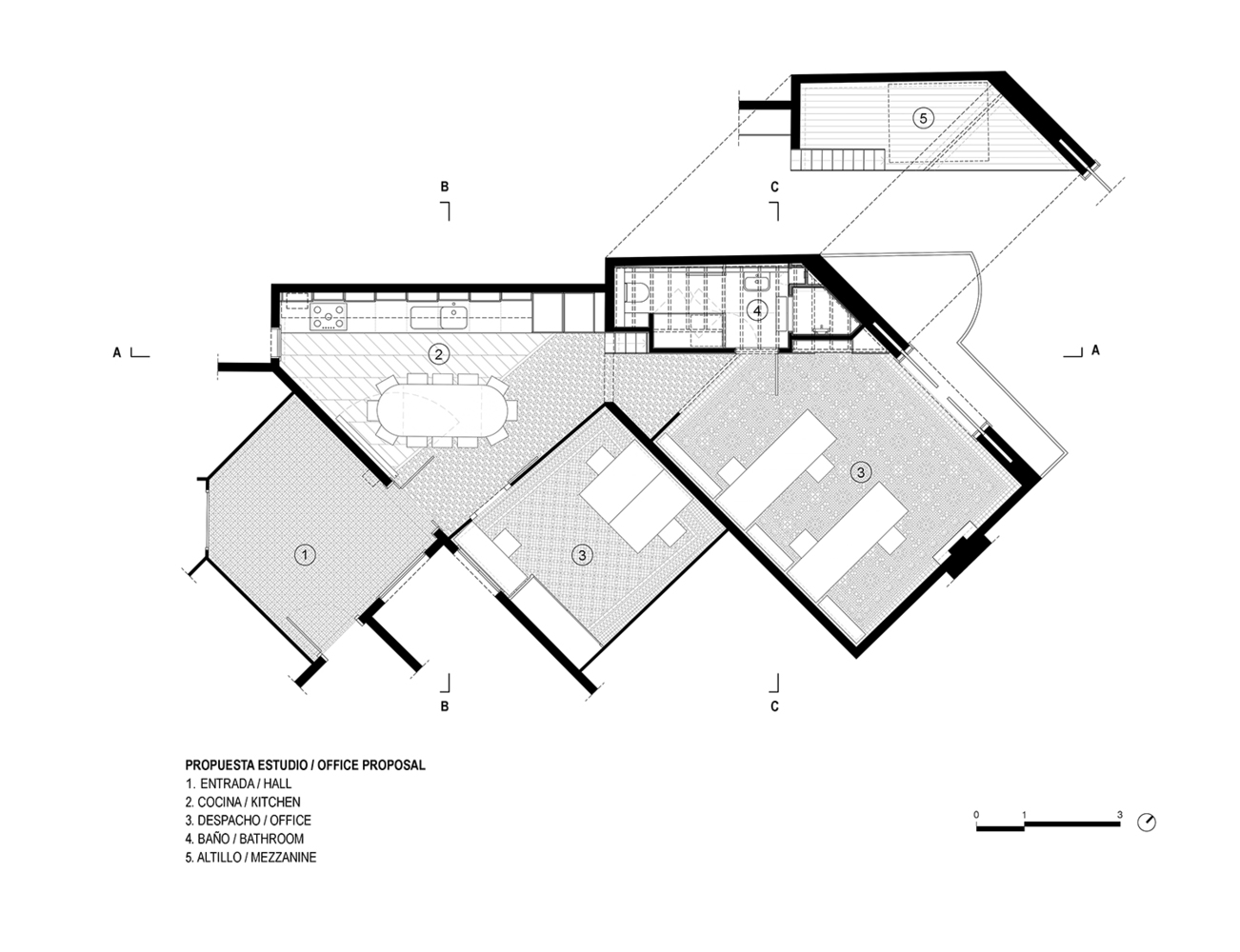 巴塞罗那角落公寓的灵活改造-35