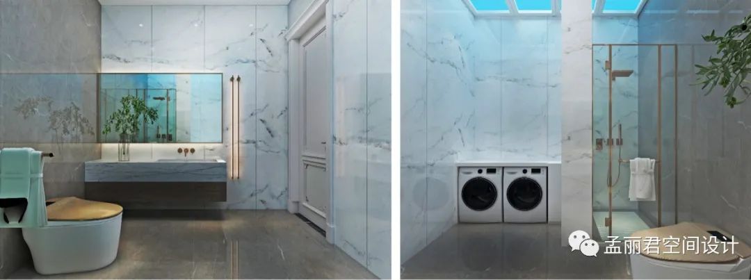 淄博绿城玫瑰园法式轻奢别墅设计丨中国淄博丨孟丽君空间设计-25