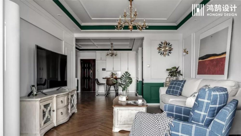 芜湖鸿鹄设计 · 美式婚房 · 国贸天琴湾 · 100 平-12