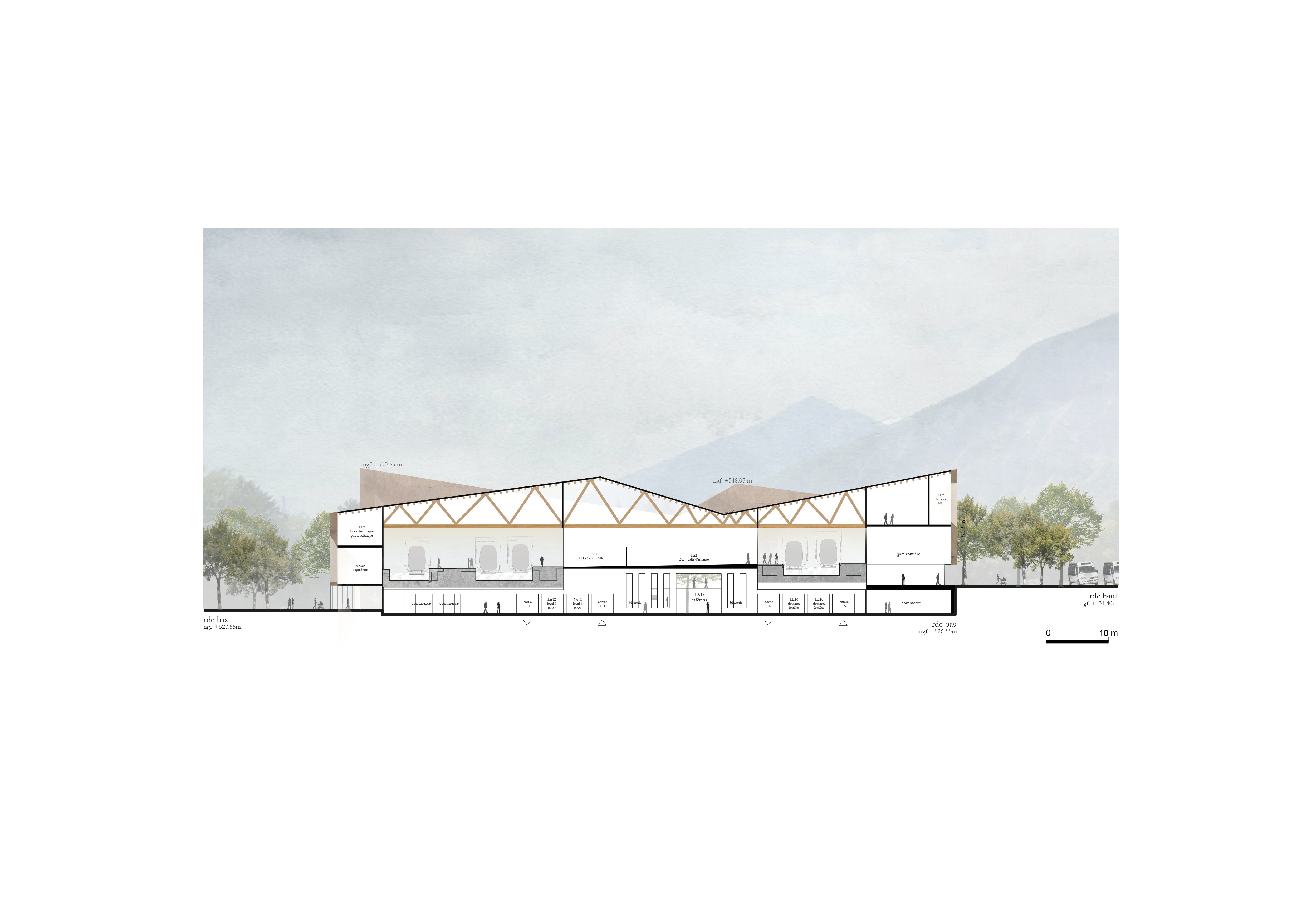 SaintJeandeMaurienne 车站丨Bordas+Peiro 建筑事务所-20