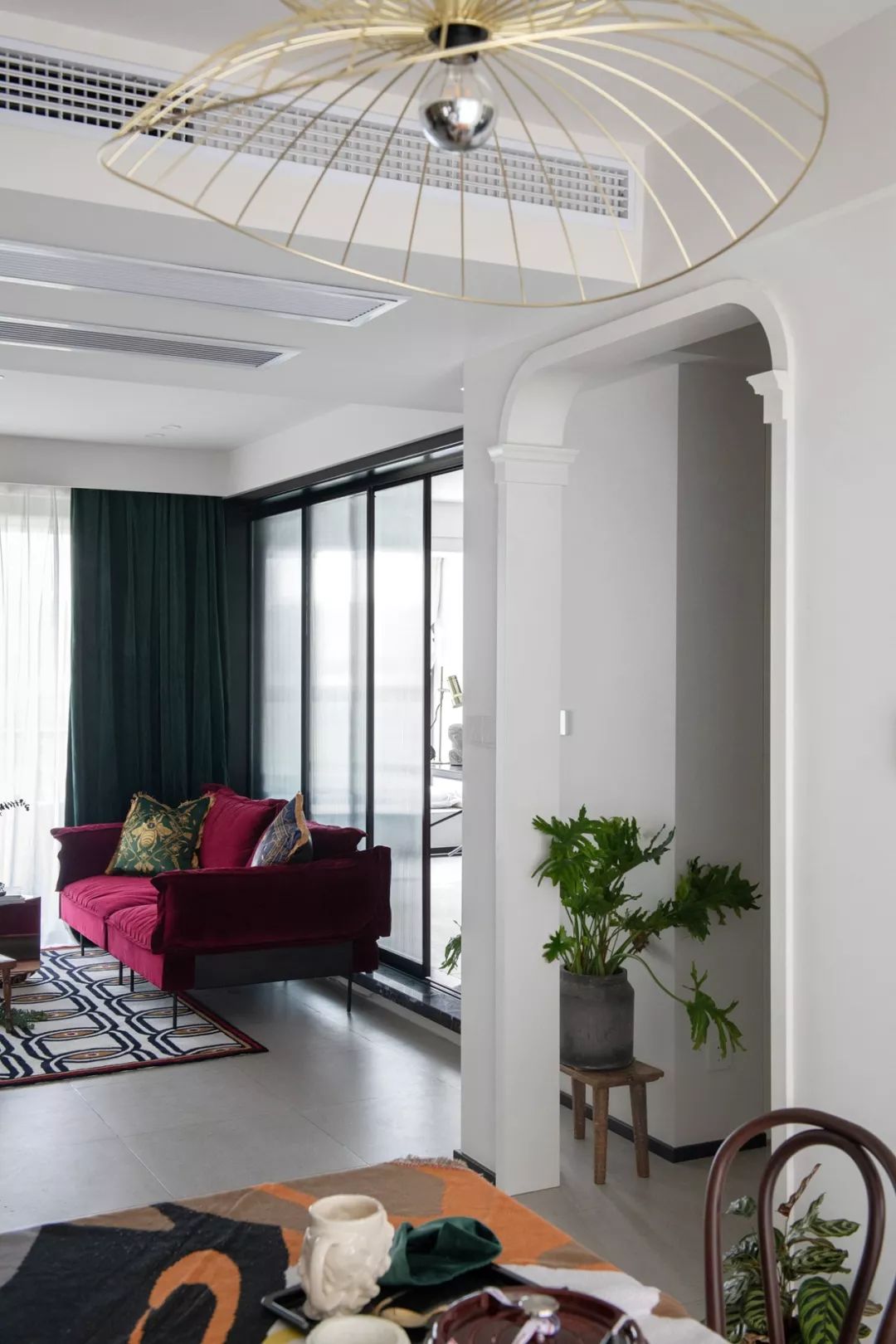 115㎡多彩混搭住宅，打造轻奢复古艺术空间-41