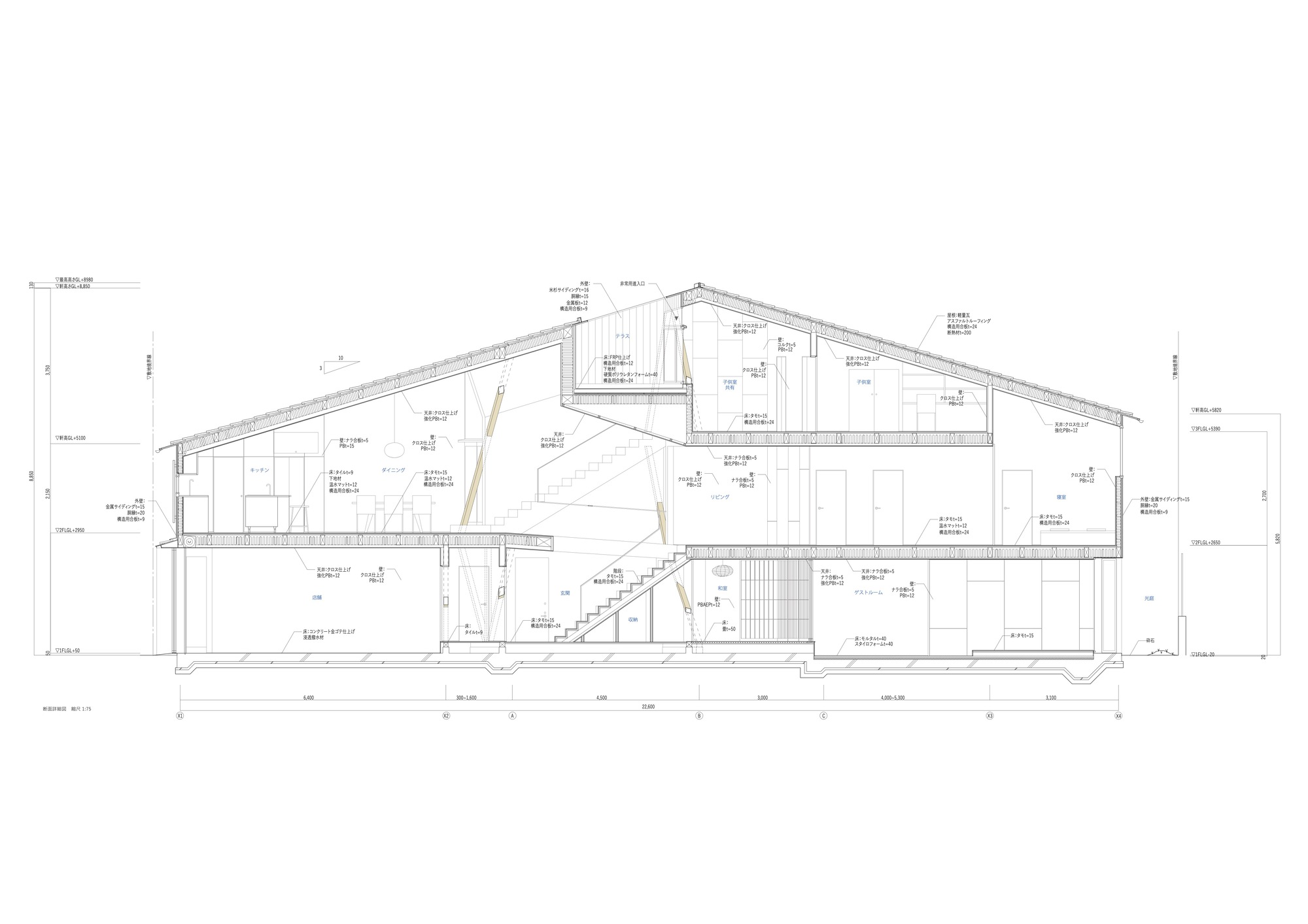 新京都联排别墅 4 号丨日本京都丨Alphaville Architects-14