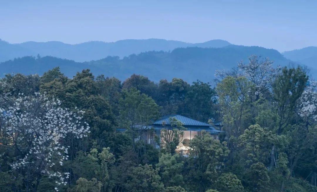 现代叠院建筑丨是然建筑摄影-97