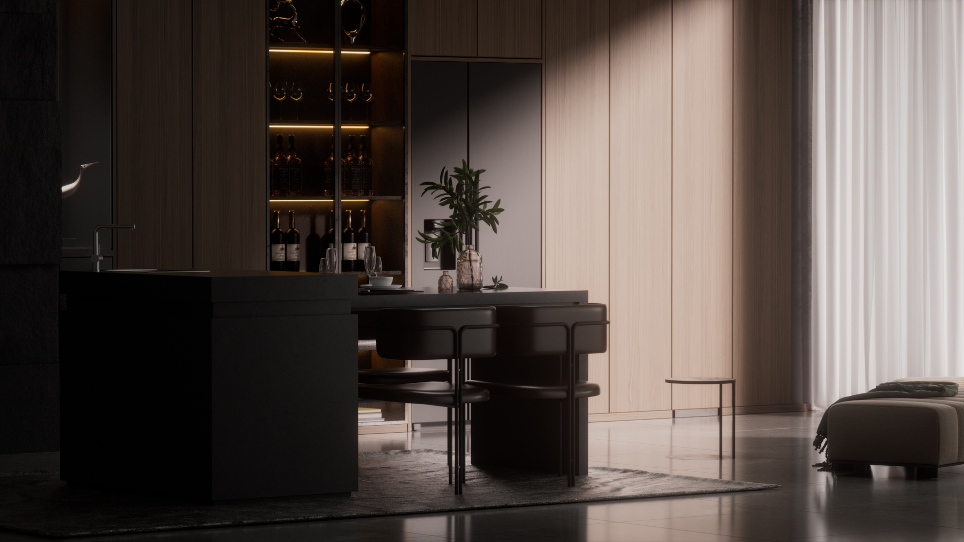 暗黑风格室内表现练习-2