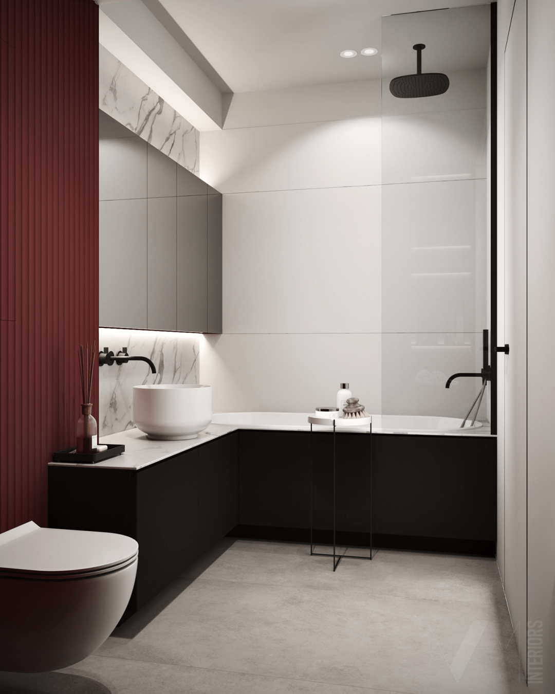 86㎡二居室公寓设计丨意大利丨意大利室内设计师Valeria Mahu-38