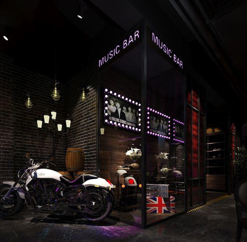 揽季音乐餐吧主题餐厅设计-33