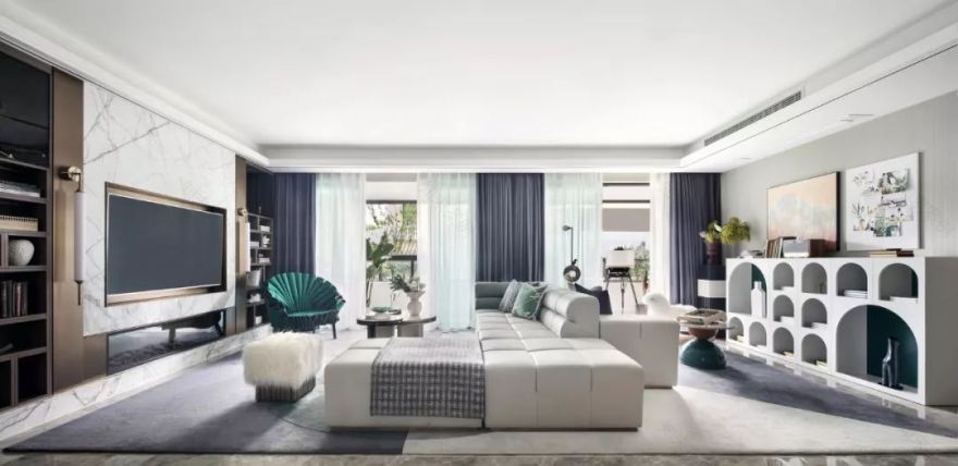 合肥翡翠天际 166 户型样板间 | 自然都市诗歌的寓教于乐设计-6