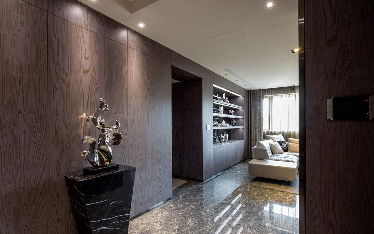 陈承泽设计 | 自住款客皆大方!玻璃元素打造未来感空间-0