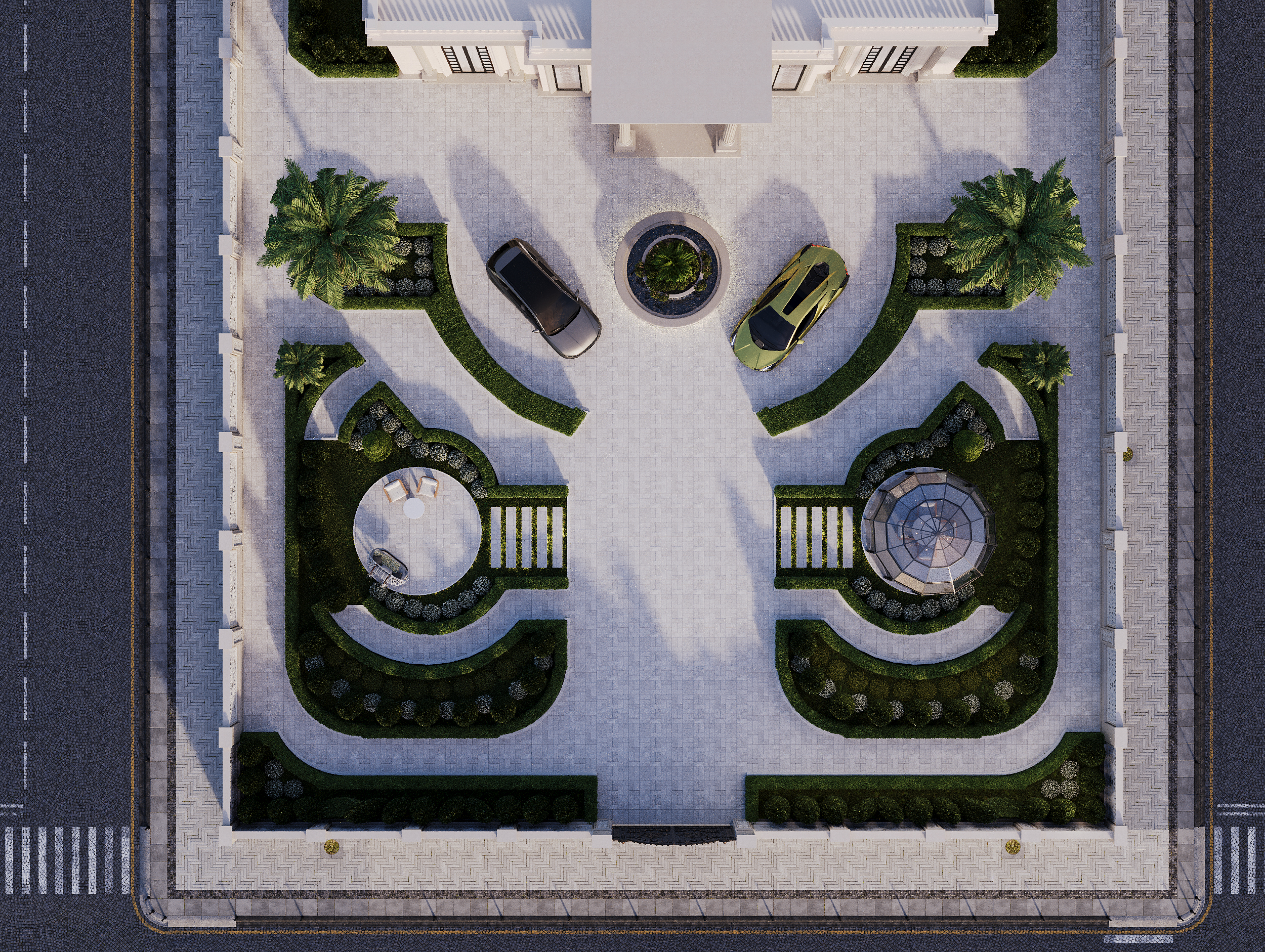 别墅外观及花园设计丨Laith Jayyousi-10