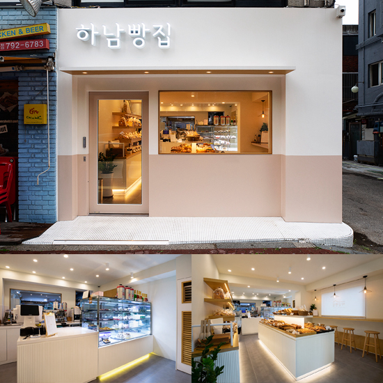 简约白调的面包店设计-1