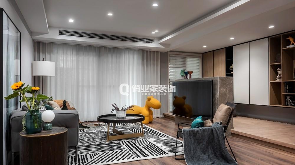 重庆江山樾简约现代风装修案例解读-0