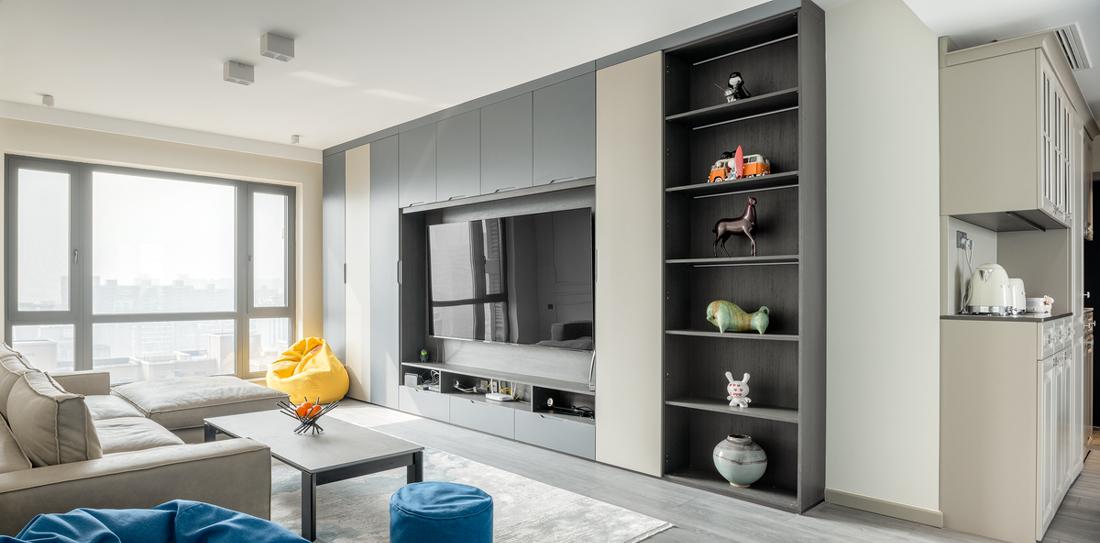 开放式厨房++吧台餐厅设计-32