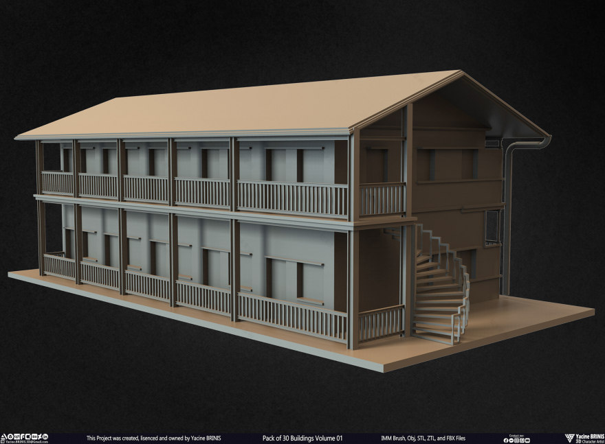 30 座建筑模型包丨Yacine BRINIS-20