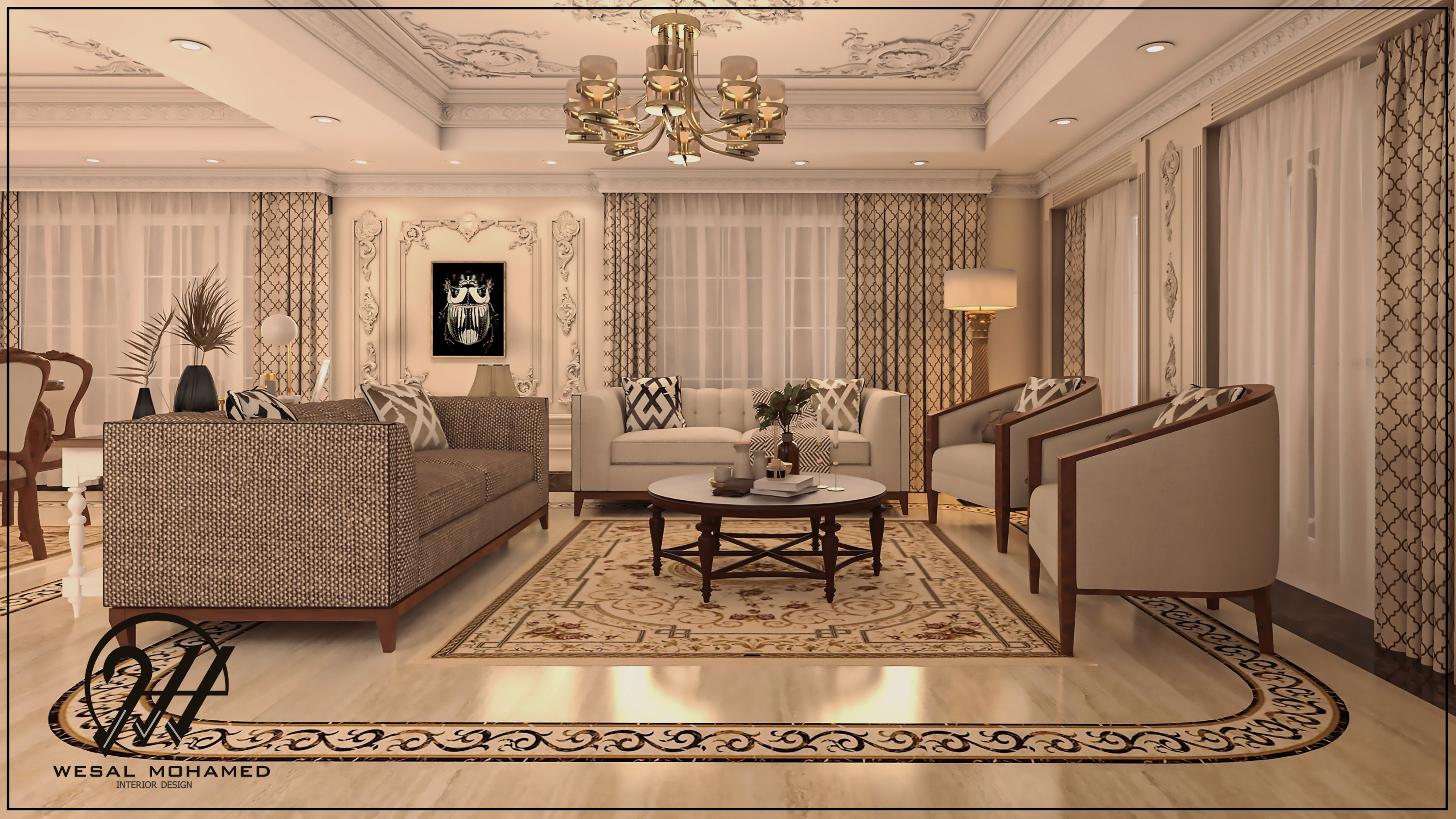 neo classic villa design-12