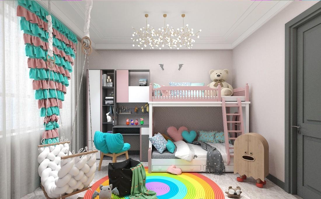 
中式轻奢住宅设计案例 -6