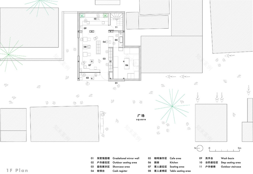 JM Cafe 白塔寺店丨中国北京丨B.L.U.E.建筑设计事务所-74