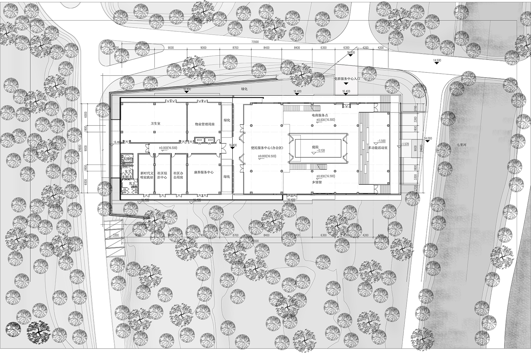 卢塘村党群服务中心·李口渔灯,水畔客厅丨中国宿迁丨江苏省建筑设计研究院股份有限公司-86