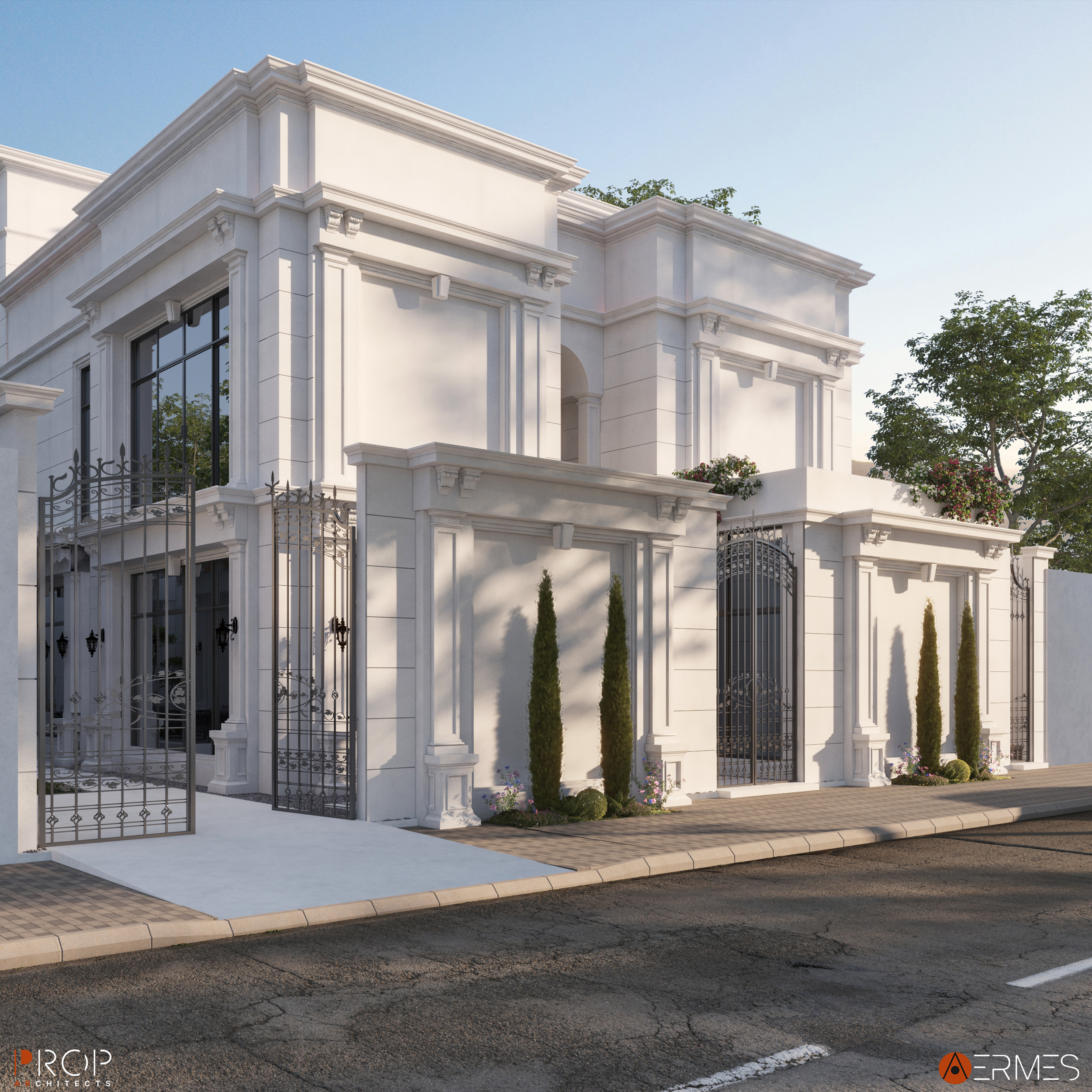 别墅外观与景观丨沙特阿拉伯丨PROP & AERMES ARCHITECTS-7